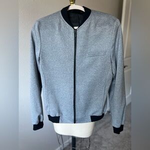 Topman‎ Gray and Black Men’s Bomber Jacket